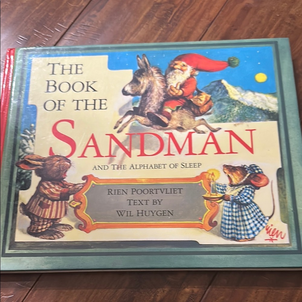 SIGNED Book of the Sandman Alphabet of Sleep Rien Poortvliet 1989 Hardcover